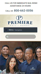 Mobile Screenshot of premierebailbonds.com